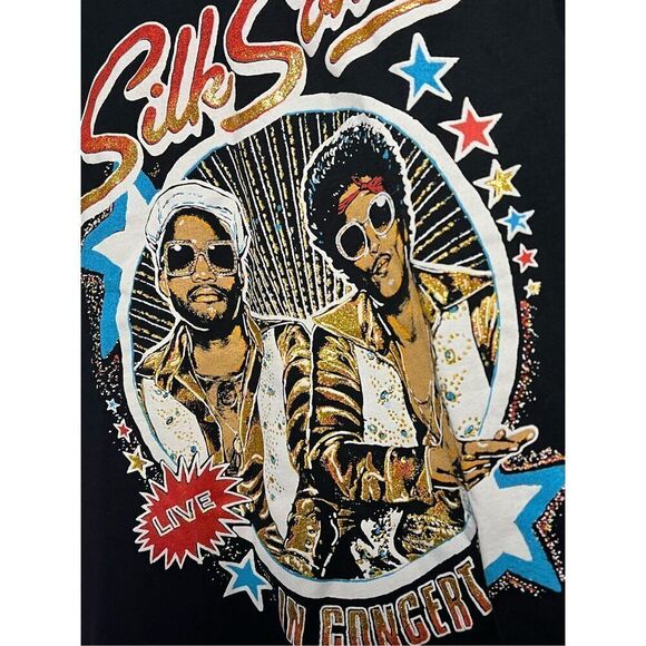 Silk Sonic Live Distressed Tour Tee - Picture 2 of 6